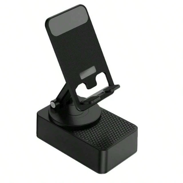 Alt view image 2 of 7 - Bks Wireless Bluetooth Speaker Phone Stand with LED Light Anti-Slip Base HD Surround Sound for Desk Home Outdoor
