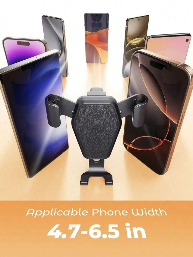 Alt view image 7 of 7 - Bks Universal Car Phone Holder Mount Vent Cellphone Stand for Mobile Devices Holders Phones