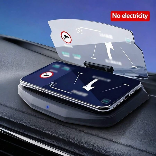 Alt view image 2 of 7 - Bks Foldable Portable Car HUD Phone Holder Navigation Bracket Driving Head-Up Display Auto Accessories Smartphone Stand Non-Chargeable