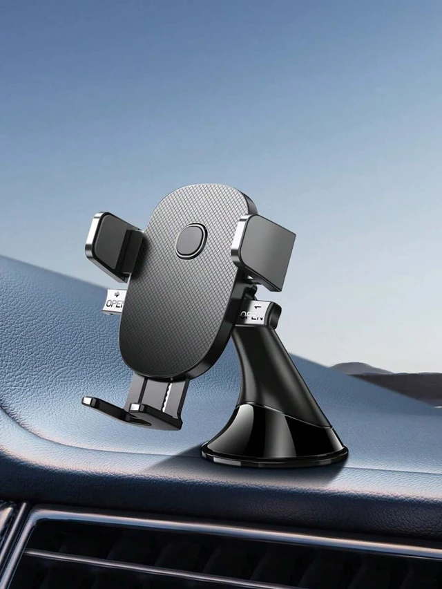 Alt view image 2 of 7 - Bks Car Dashboard Phone Holder, Compact Gravity Mount Stable Stand for Mobile Devices Convenient