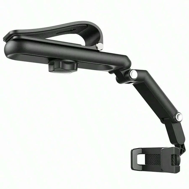 Main image of Bks Universal Car Sun Visor Rearview Mirror Phone Mount Adjustable Anti-Shake Navigation Holder Clip On Stand Bracket For All Smartphones Vehicles