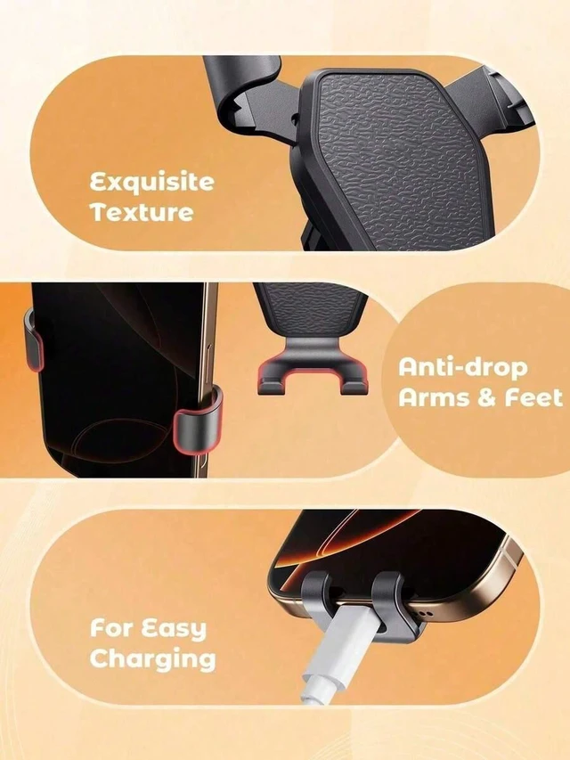 Main image of Bks Universal Car Phone Holder Air Vent Mount Stand for iPhone Samsung