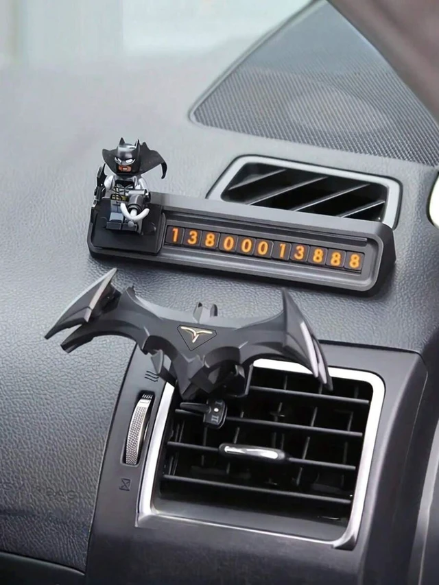 Alt view image 3 of 7 - Bks Stylish Bat Shaped Gravity Car Phone Holder Creative Air Vent Mount Auto Accessory Gift For iPhone Android
