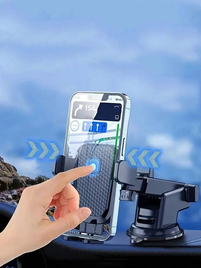 Alt view image 4 of 7 - Bks Car Phone Holder Adjustable Windshield Dashboard Cradle Suction Cup Stand Universal Compatible With iPhone Android