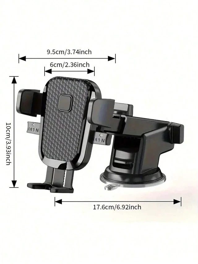 Alt view image 6 of 7 - Bks Car Phone Holder Adjustable Windshield Dashboard Cradle Suction Cup Stand Universal Compatible With iPhone Android