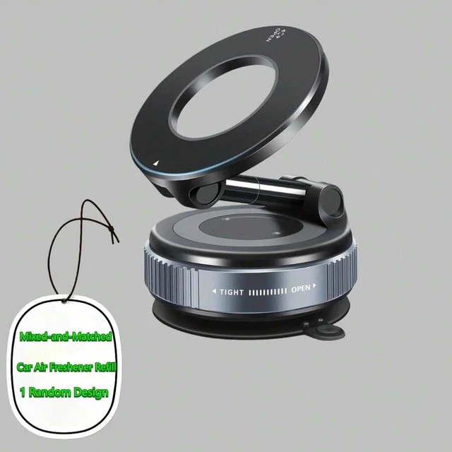 Alt view image 4 of 7 - Bks 360° Rotatable Magnetic Car Phone Holder - Foldable Dashboard & Desk Mount For IPhone 16/15/14/13 Series, Universal Cell Phone Stand For All Smartphones & Vehicles