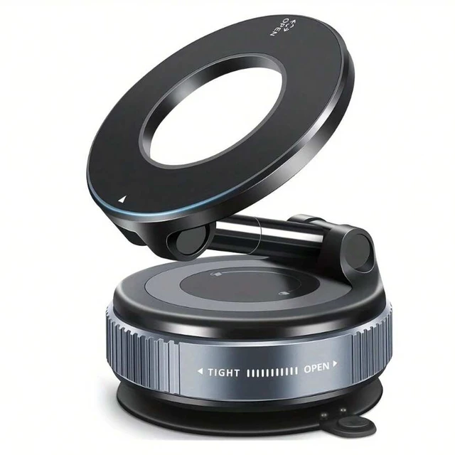 Alt view image 5 of 7 - Bks 360° Rotatable Magnetic Car Phone Holder - Foldable Dashboard & Desk Mount For IPhone 16/15/14/13 Series, Universal Cell Phone Stand For All Smartphones & Vehicles