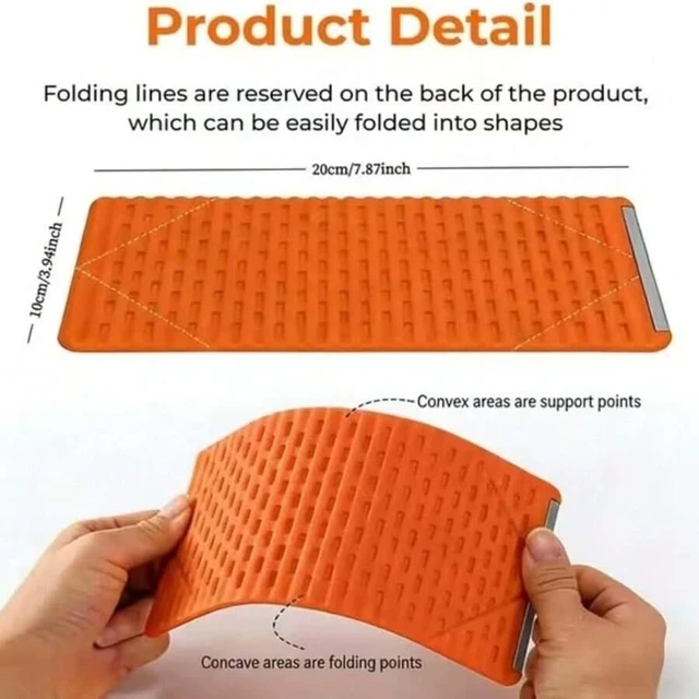 Alt view image 2 of 7 - Bks Foldable Silicone Phone Stand, Multi-Functional Desktop Holder for Office and Travel, Anti-Slip Car Mount, Minimalist Design