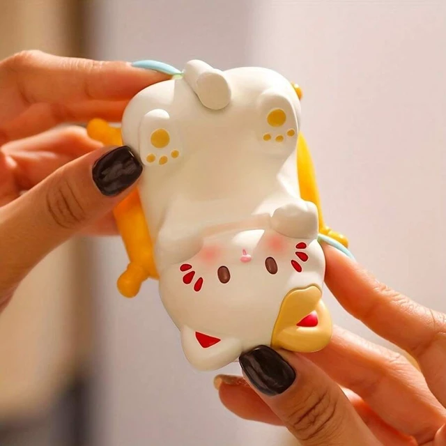 Alt view image 4 of 7 - Bks Cat-Shaped Resin Phone Stand, Creative Desktop Holder, Unique Birthday Gift For Students And Professionals