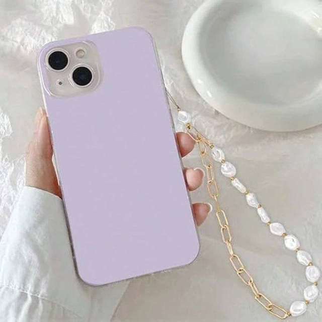 Alt view image 4 of 7 - Bks Pearl Beaded Phone Lanyard Metal Chain Wrist Strap Anti Lost Keychain Universal Smartphone Accessory