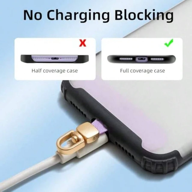Alt view image 5 of 7 - Bks Cell Phone Tether Tab for iPhone Lanyard Strap Crossbody Replacement Durable Nylon with Metal Clip