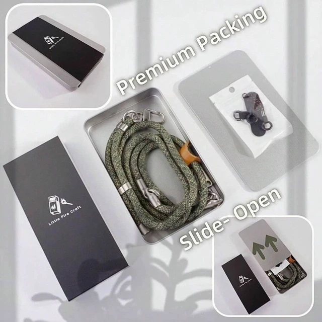 Alt view image 6 of 6 - Bks Adjustable Phone Lanyard Crossbody Cellphone Strap Around Neck Extension Rope Detachable Wrist Strap Camouflage Green