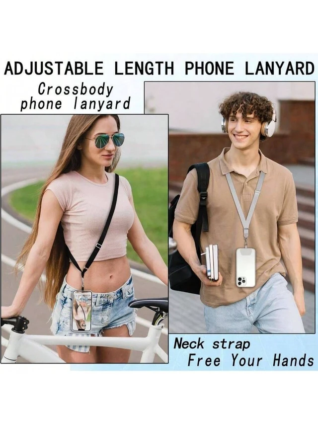 Alt view image 6 of 6 - Bks Universal Phone Lanyard and Tether Tab Patches, Durable Strap Compatible with Most Phone Cases