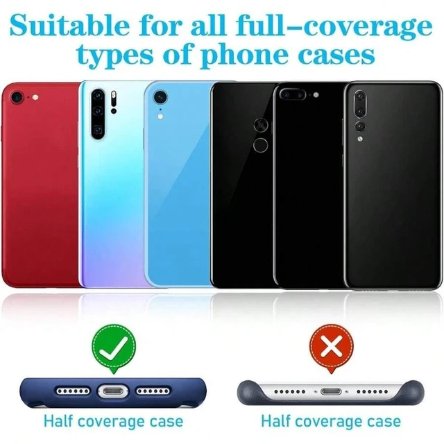 Alt view image 6 of 7 - Bks 4 Pcs Universal Phone Tether Lanyard Tabs with Adhesive Back Silicone Strap Compatible Most Cases for Men Women Festival Gift