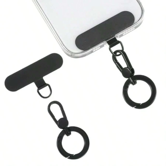 Alt view image 2 of 7 - Bks Metal Phone Ring Holder Lanyard Tab Detachable Cellphone Tether Strap Hand-Free Charm for Women Travel Gift