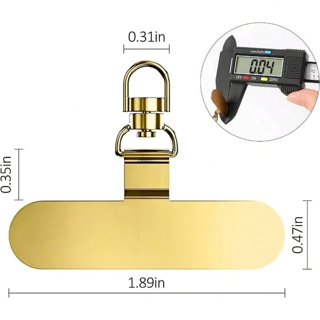 Alt view image 3 of 7 - Bks 360 Rotatable Metal Phone Tether Lanyard Tab for All Full Cases Spring Gift Birthday Alloy