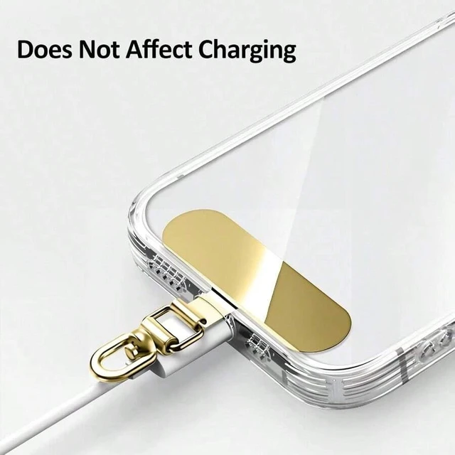 Alt view image 4 of 7 - Bks 360 Rotatable Metal Phone Tether Lanyard Tab for All Full Cases Spring Gift Birthday Alloy