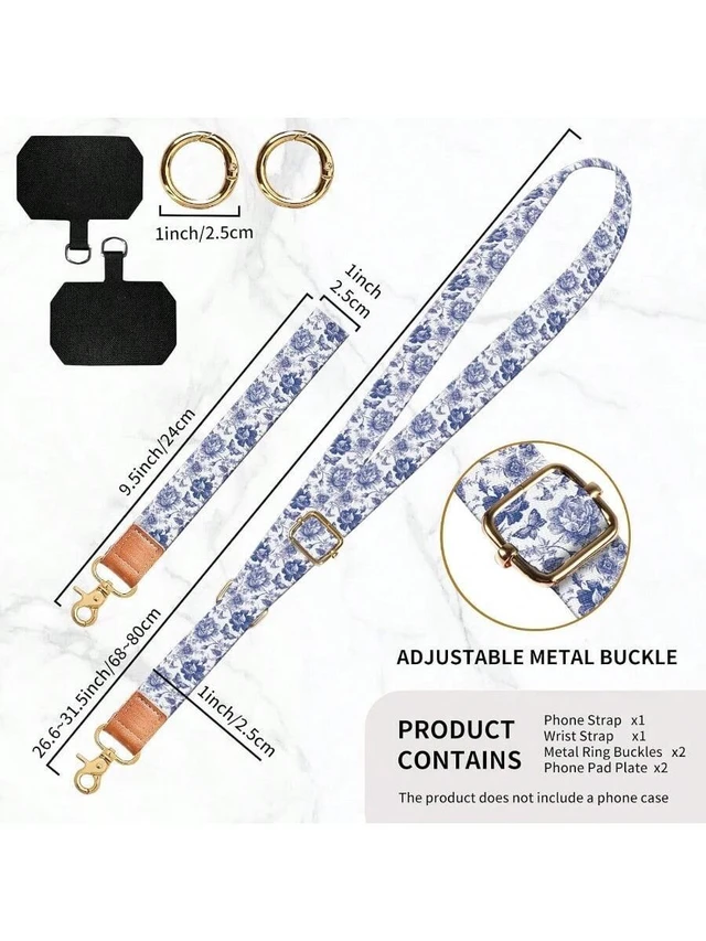 Alt view image 4 of 5 - Bks Phone Lanyard Crossbody Wrist Strap Universal Adjustable Neck Strap For Phone Case Keys ID Badges Travel Essential