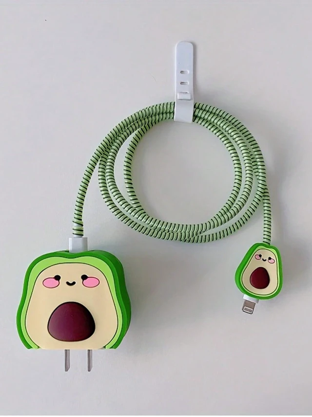 Alt view image 3 of 5 - Bks Charging Cable Protector Compatible With Apple iPhone 12 13 14 15 Charger Anti-Breaking Winding Strap Protective Case