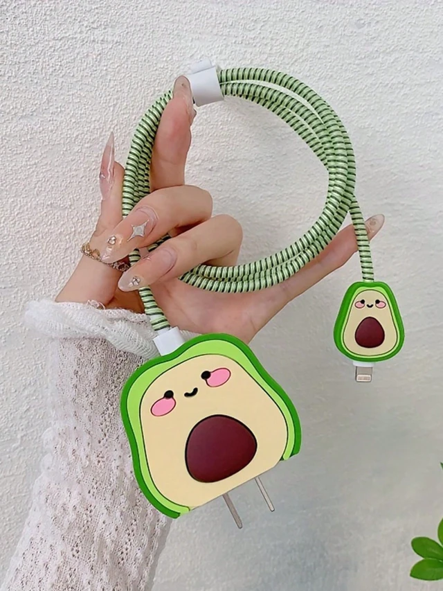 Alt view image 4 of 5 - Bks Charging Cable Protector Compatible With Apple iPhone 12 13 14 15 Charger Anti-Breaking Winding Strap Protective Case