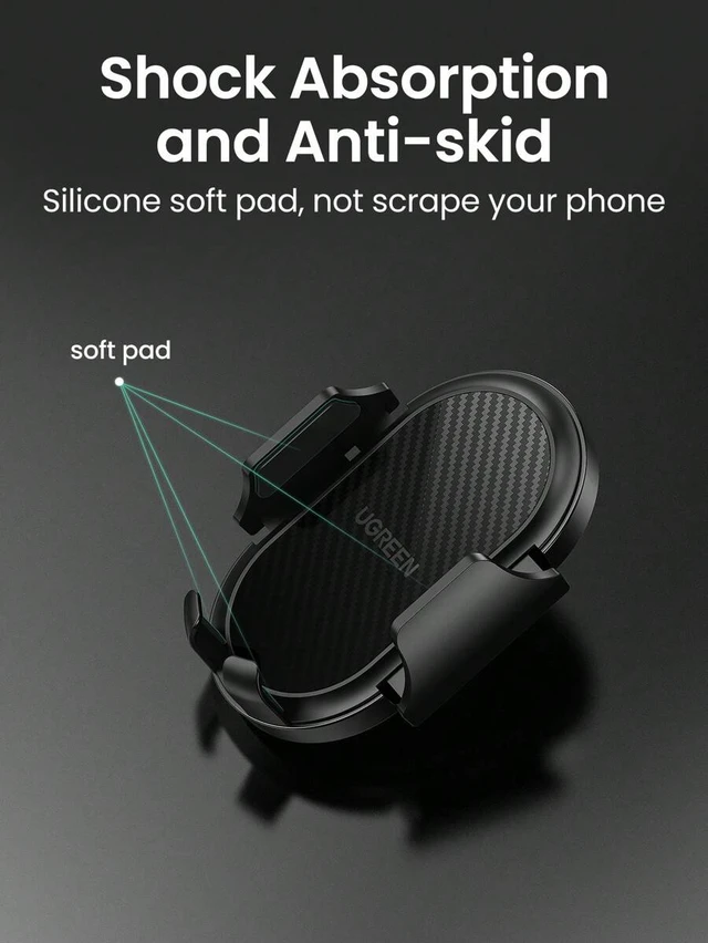 Alt view image 4 of 7 - Bks Universal Car Dashboard Windscreen Cellphone Holder Stand for iPhone Xiaomi 4.7-7.2 Inch
