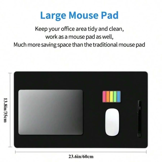 Alt view image 6 of 7 - Bks Large Cartoon Clouds Mouse Pad High Definition Gaming Desk Mat Non Slip Rubber Base 23.6x13.8in