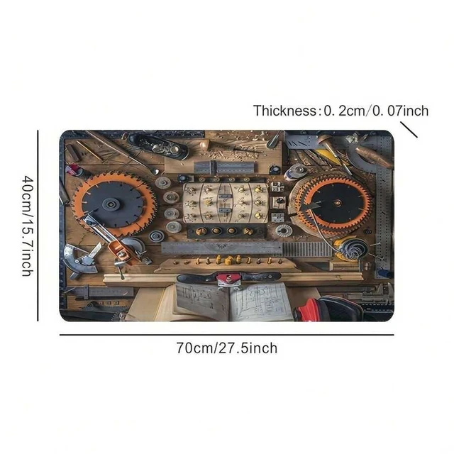 Alt view image 2 of 7 - Bks Large Gaming Mouse Pad Non-Slip Rubber Desktop E-Sports Office Keyboard Mat for Teens Tools