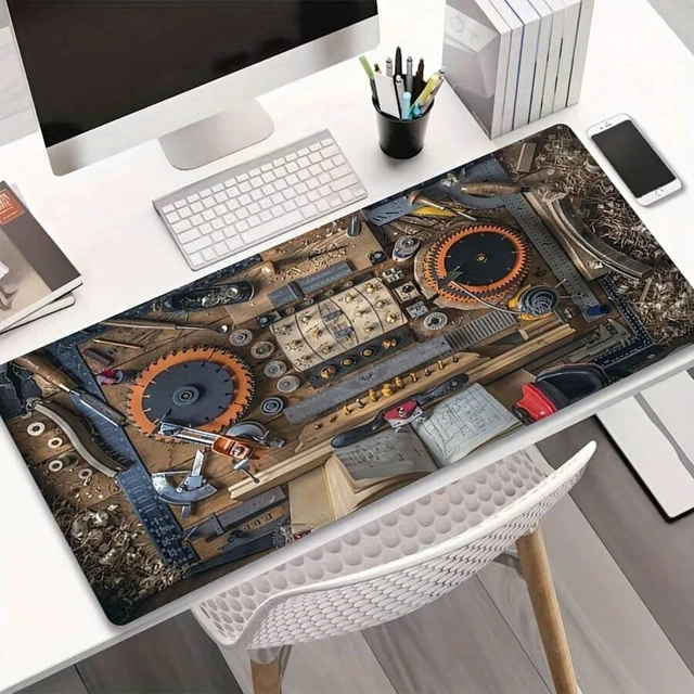 Alt view image 3 of 7 - Bks Large Gaming Mouse Pad Non-Slip Rubber Desktop E-Sports Office Keyboard Mat for Teens Tools