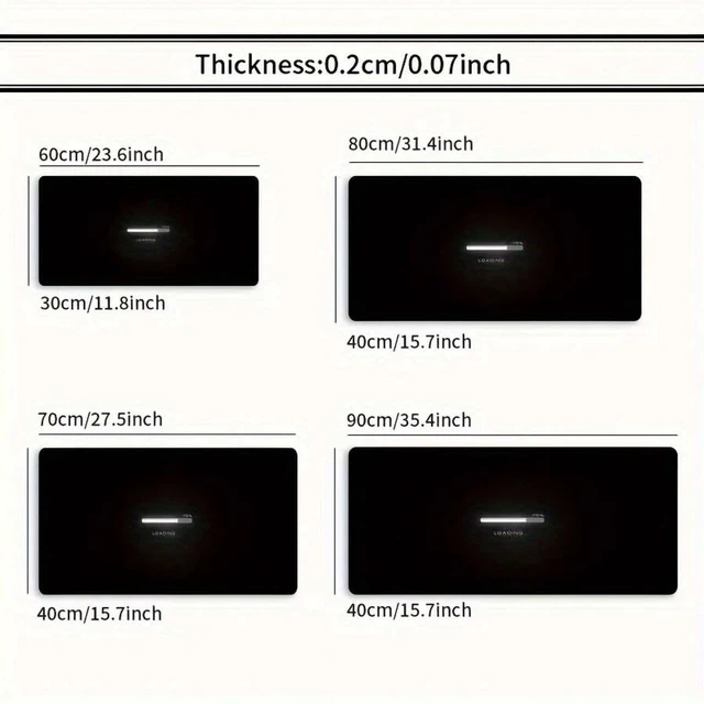 Alt view image 4 of 7 - Bks Large Gaming Mouse Pad Non-Slip Rubber Surface Heavy Duty Keyboard Mat Compatible With PC Laptop Dual Monitor Office Setup Black