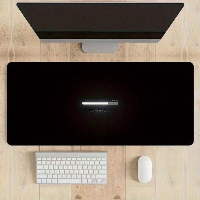 Alt view image 7 of 7 - Bks Large Gaming Mouse Pad Non-Slip Rubber Surface Heavy Duty Keyboard Mat Compatible With PC Laptop Dual Monitor Office Setup Black