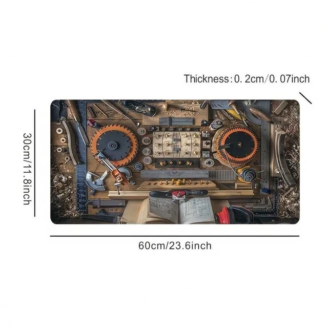 Alt view image 5 of 7 - Bks Large Gaming Mouse Pad Non-Slip Rubber Desktop E-Sports Office Keyboard Mat for Teens Tools