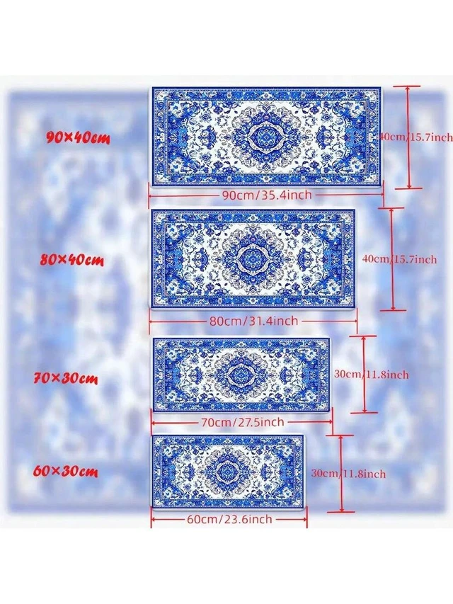 Alt view image 5 of 7 - Bks XXL Bohemian Pattern Mouse Pad, High-Definition Printed Rubber Desktop Mat for Gaming PC Office Desk
