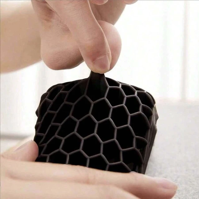 Alt view image 5 of 6 - Bks Mouse Pad And Keyboard Wrist Rest With Honeycomb Design Gel Cushion Pain Relief Carpal Tunnel Home Office Laptop PC
