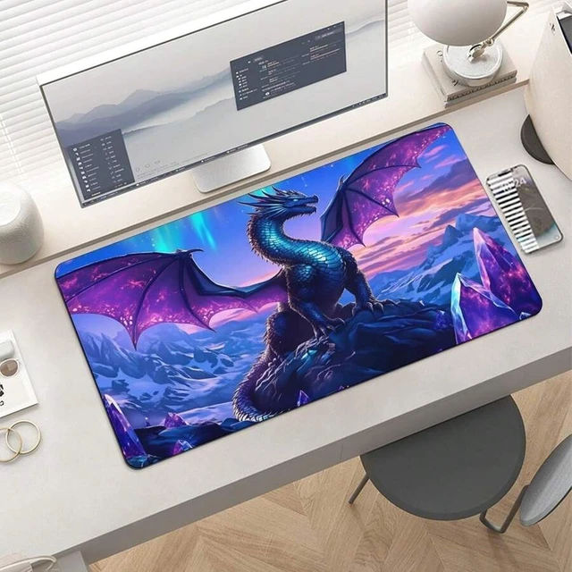 Alt view image 7 of 7 - Bks Large Gaming Mouse Pad 12x24 Inch Extended Desk Mat Non-Slip Rubber Base Waterproof Microfiber Surface for Office Home Gamer
