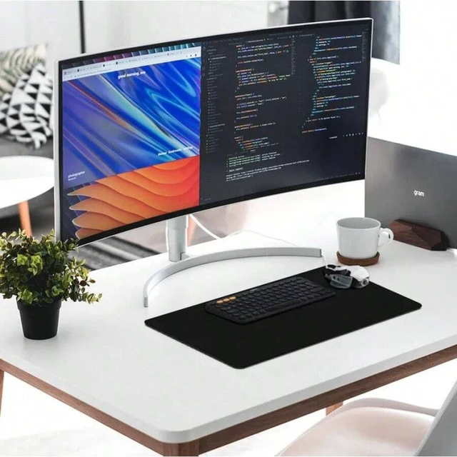 Alt view image 5 of 7 - Bks Extended Anime Mousepad Large Desk Mat Non-Slip Rubber Surface Washable Office Computer Accessories
