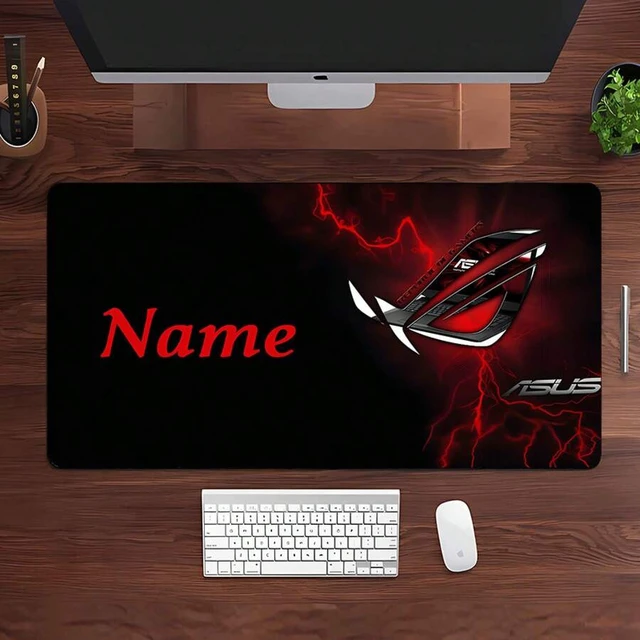 Alt view image 4 of 7 - Bks Themed Gaming Mouse Pad And Desk, Custom Name Text Support, Non-Slip Rubber Base, High-Res Print, Durable Surface For Mechanical Keyboards, Office And Home Use