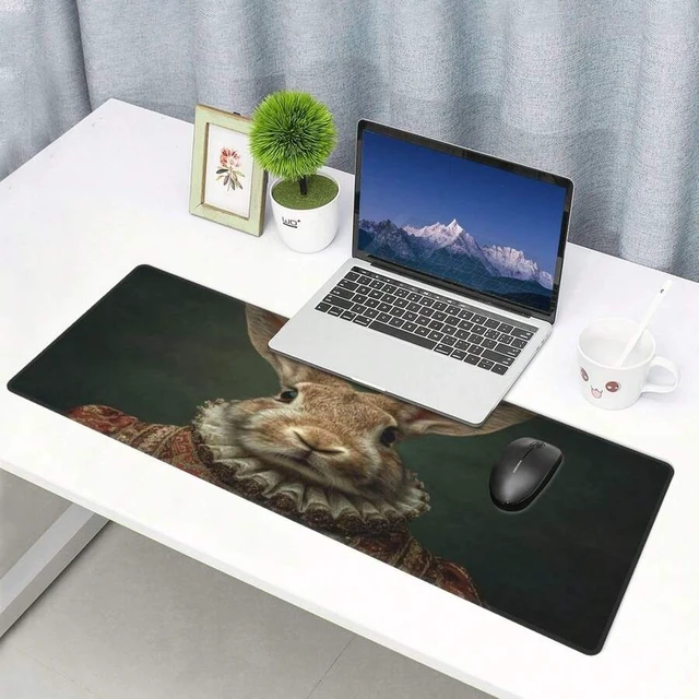 Alt view image 3 of 7 - Bks Large Extended Gaming Mouse Pad 31.5x11.8 Inch Waterproof Desk Mat With Natural Rubber Base For Keyboard And Laptop