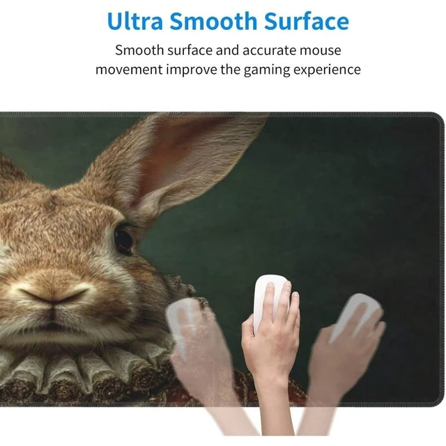 Alt view image 7 of 7 - Bks Large Extended Gaming Mouse Pad 31.5x11.8 Inch Waterproof Desk Mat With Natural Rubber Base For Keyboard And Laptop