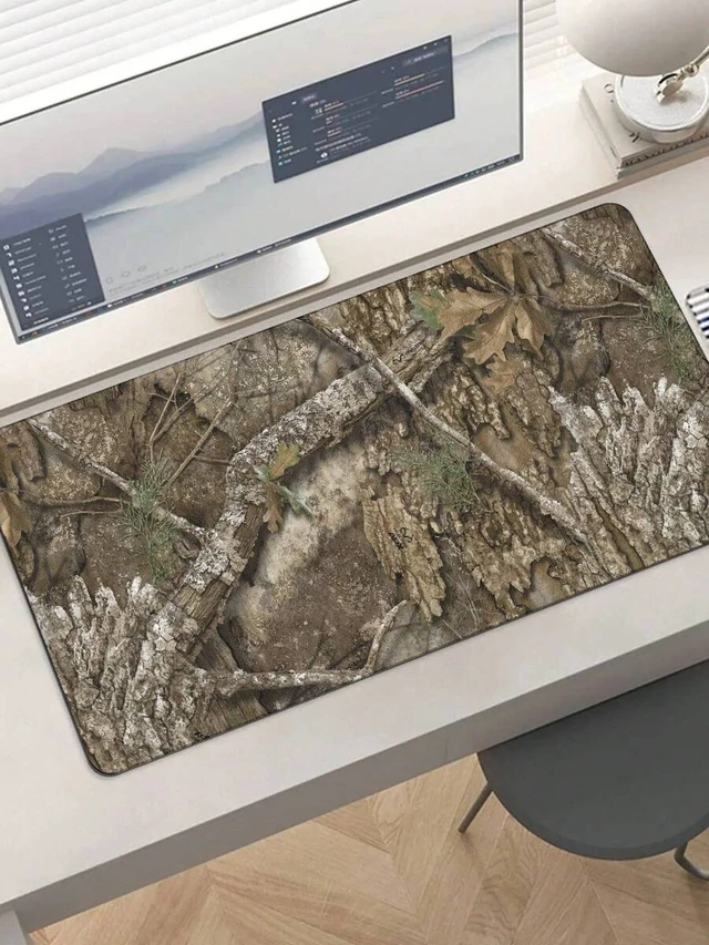 Alt view image 2 of 7 - Bks Large Mouse Pad Full Edge Locking Anti-Slip Rubber Bottom Texture for Office Gaming Desk Mat