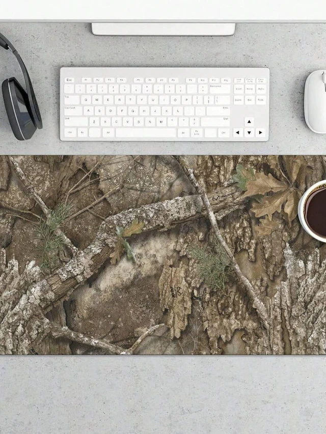 Main image of Bks Large Mouse Pad Full Edge Locking Anti-Slip Rubber Bottom Texture for Office Gaming Desk Mat