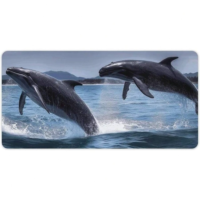 Alt view image 2 of 7 - Bks Large Waterproof Desk Pad Mouse Mat Non-Slip Rubber Office Computer Keyboard Protector for Work Home Decor 12 x 24 Inch