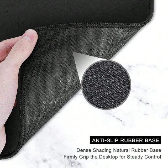 Alt view image 3 of 6 - Bks Large Mouse Pad XXL Desk Pad Non-Slip Rubber Base Stitched Edges Waterproof Gaming Keyboard Mat Pink Gold Leopard