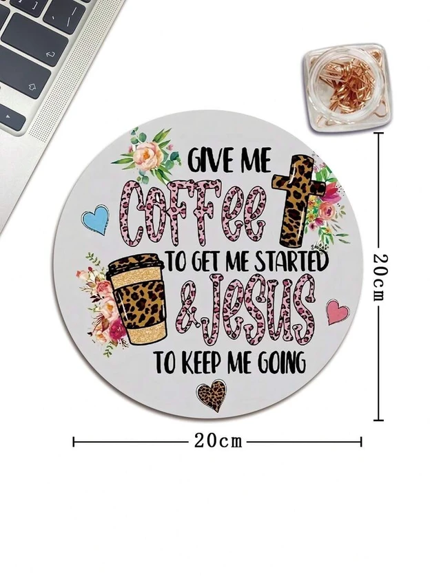 Alt view image 3 of 6 - Bks Leopard Print Cross Shaped Mouse Pad Non-Slip Rubber Base Washable Gaming Surface for Wireless Office Use