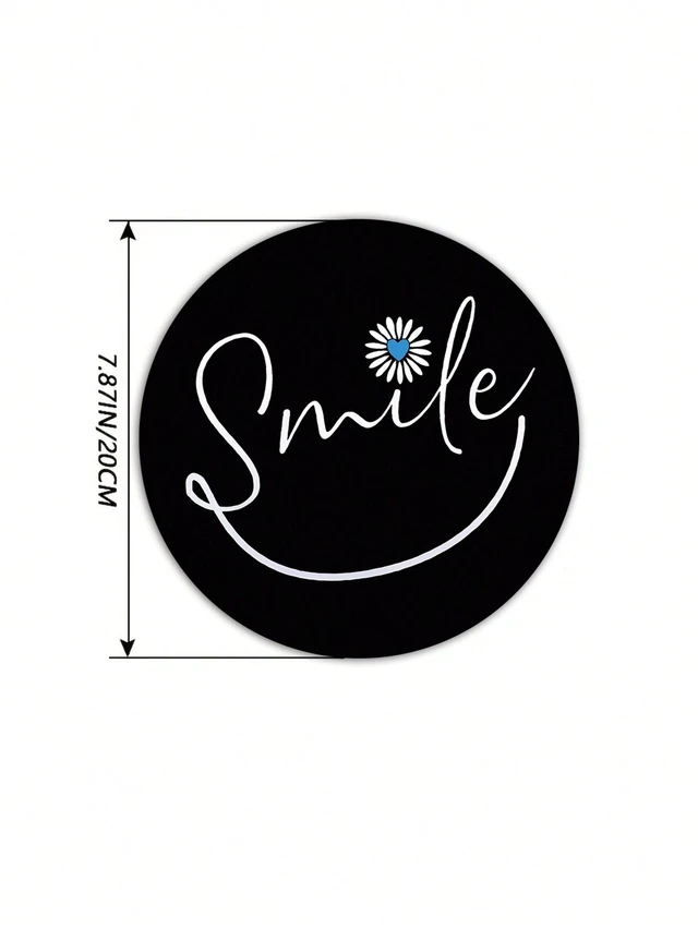 Alt view image 2 of 5 - Bks Round Mouse Pad, Thick Customizable Texture Lycra Cloth Washable Anti-Slip Rubber Base Creative Personalized Wireless Computer