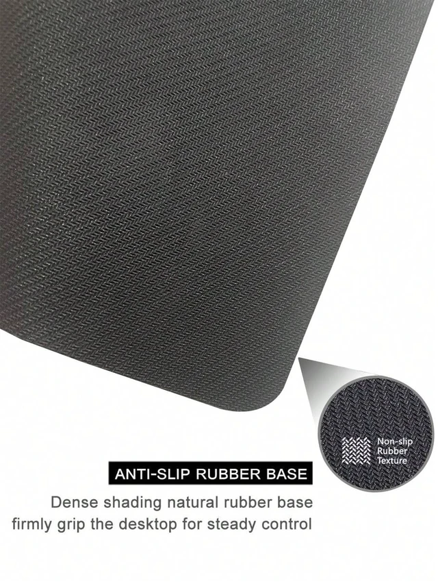Alt view image 5 of 5 - Bks Round Mouse Pad, Thick Customizable Texture Lycra Cloth Washable Anti-Slip Rubber Base Creative Personalized Wireless Computer
