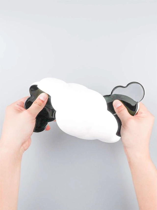 Alt view image 5 of 6 - Bks 2pcs Cloud Mouse Pad And Wrist Rest Set Non-skid Silicone Bottom Pu Surface For Office And Home Use