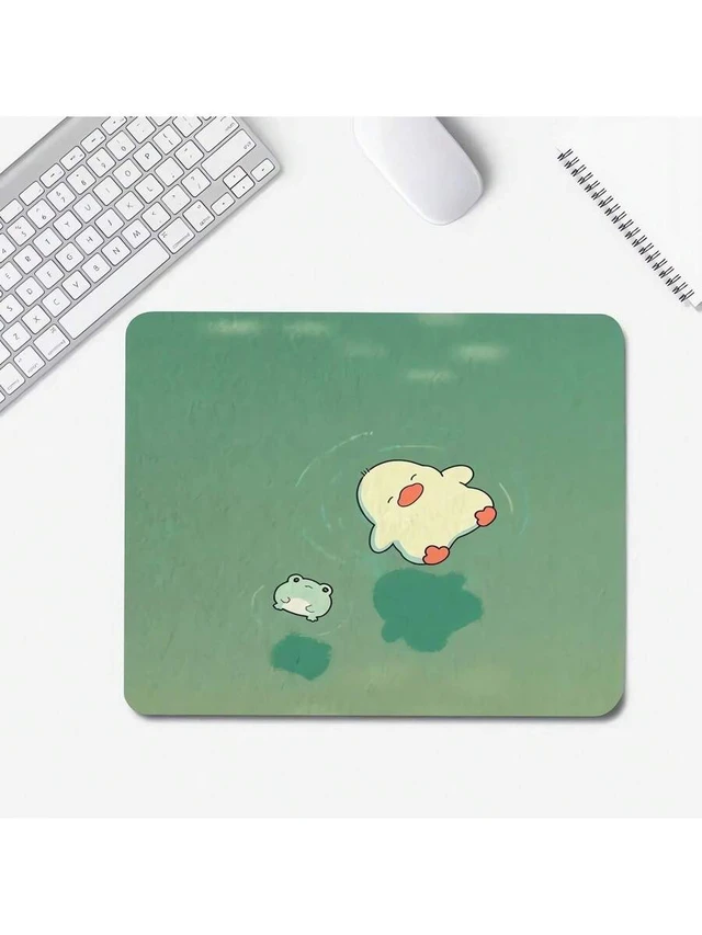 Alt view image 5 of 7 - Bks Mini Travel Mouse Pad With Non-Slip Rubber Base, Cute Design For Laptop Office Home Study & Gaming