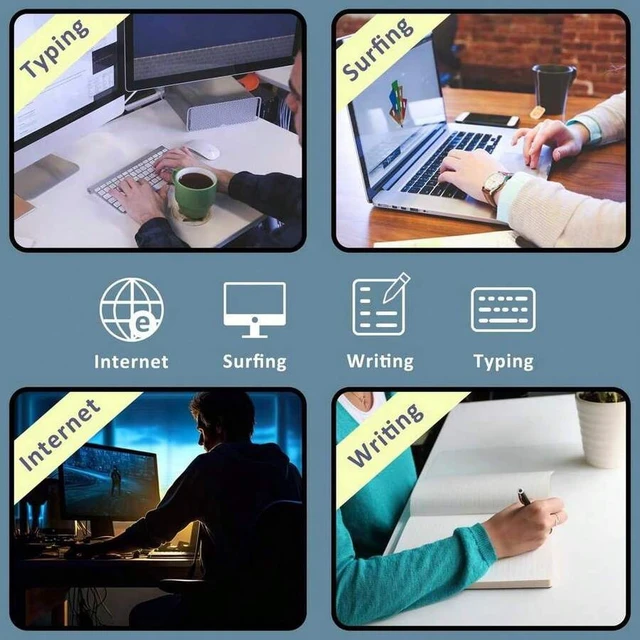 Alt view image 7 of 7 - Bks Large Extended Gaming Mouse Pad Ocean Beach Sunrise Desk Mat Stitched Edges Non-Slip Rubber Base Keyboard Pad For Laptop PC 35.4 X 15.7 Inches
