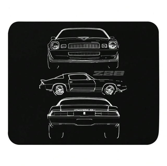 Main image of Bks 1979 Camaro Z28 Collector Car Mouse Pad Rubber Gaming Office Desktop Owner Gift Muscle