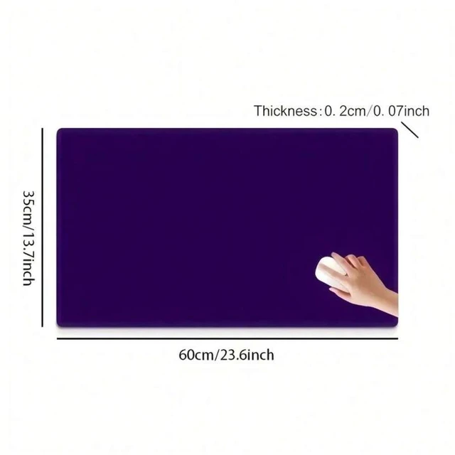 Alt view image 7 of 7 - Bks Starry Sky Pattern Mouse Pad, Rectangular Gaming Mouse Pad, Durable Stitched Edge Non-Slip Rubber Mouse Pad 23.6x13.8in(60x35cm) Shortcuts Mouse Pad